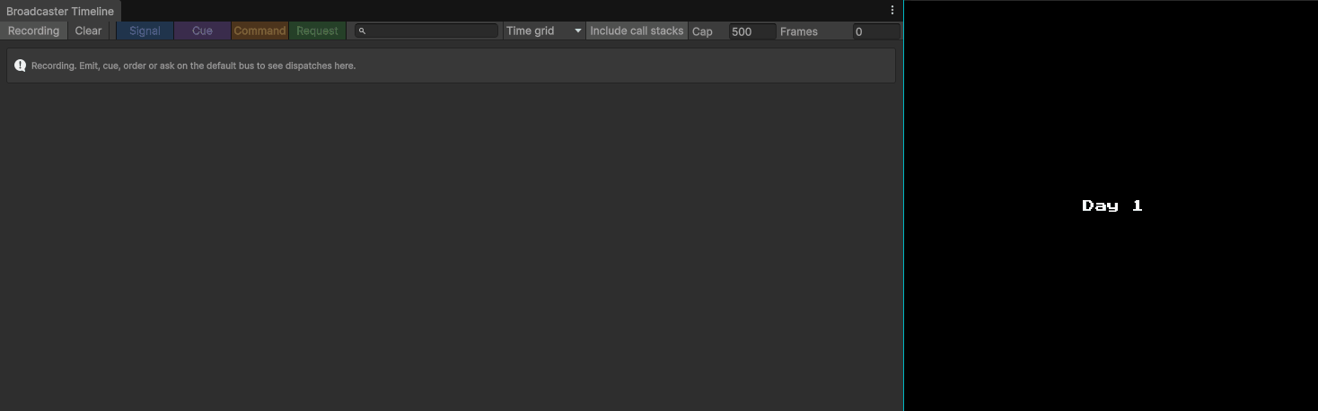 Preview of Timeline window